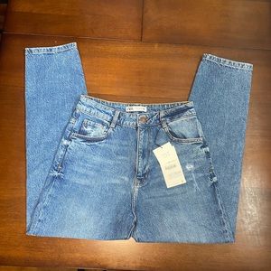 NWT ZARA Mom Jeans High Waisted Size 6